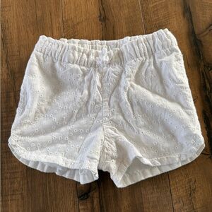 Cat & Jack White Eyelet Shorts